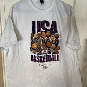 USA Basketball Graphic Tee - White